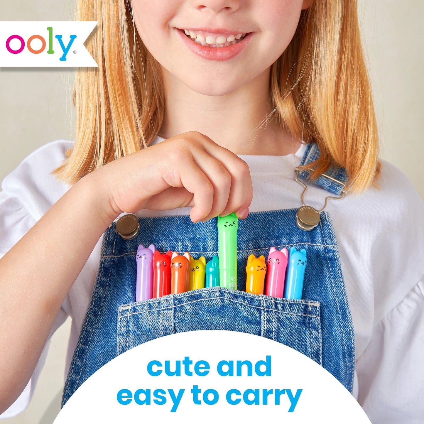 OOLY Cat Parade Twist-Up Watercolor Gel Crayons - Set of 12