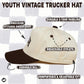 Funky Junque Two Tone Cap Rowdy Upside Down - Brown/beige