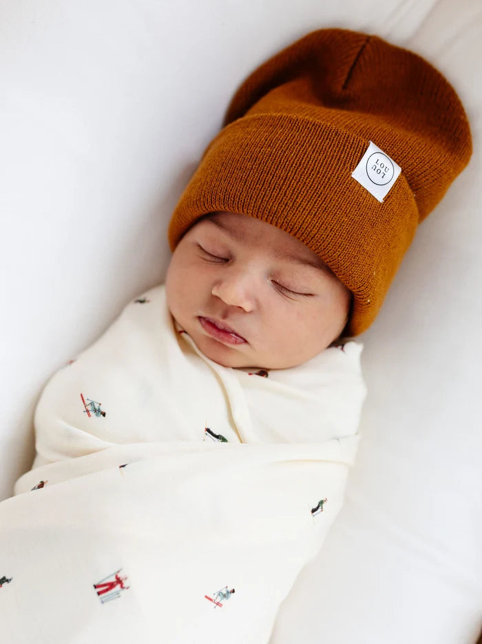 Lou Lou and Company Brighton Swaddle Blanket - Regular Luxe (48x48 Inches)
