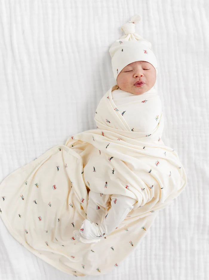 Lou Lou and Company Brighton Swaddle Blanket - Regular Luxe (48x48 Inches)