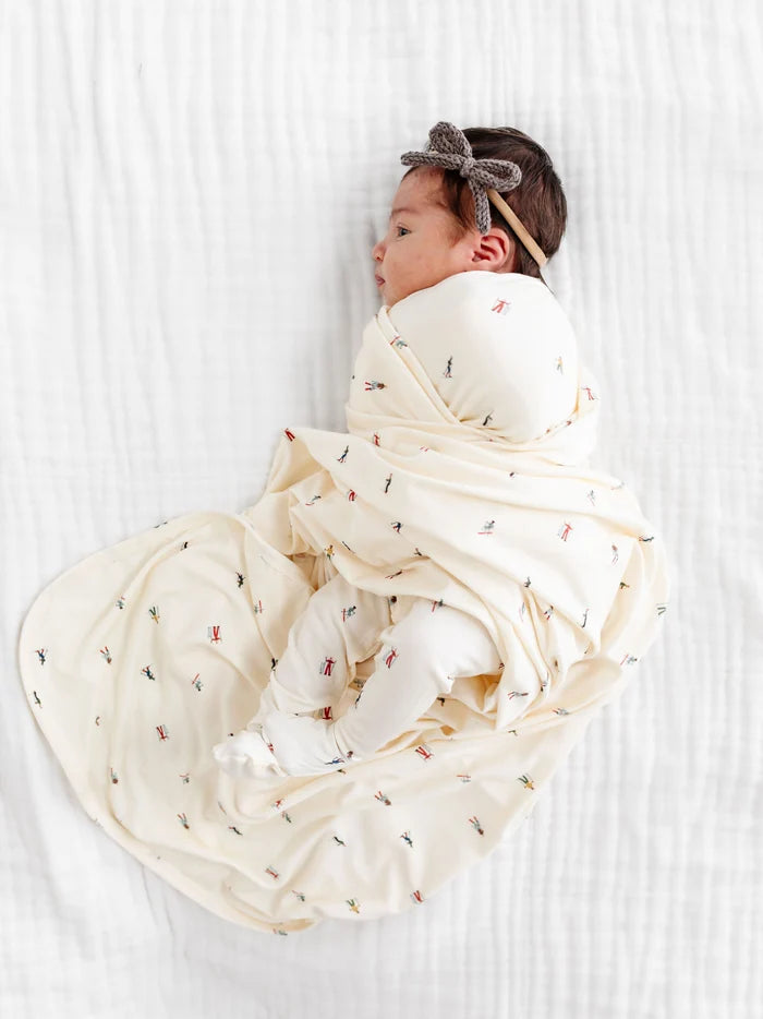 Lou Lou and Company Brighton Swaddle Blanket - Regular Luxe (48x48 Inches)