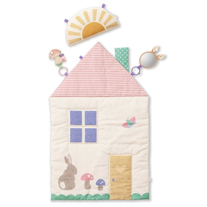 Itzy Ritzy Ritzy Tummy Time Play Mat - Bitzy Bespoke - Pink Cottage