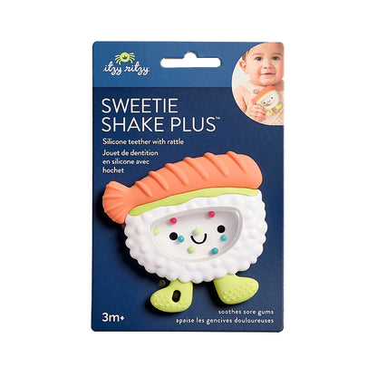 Itzy Ritzy Sweetie Shake Plus - Teething + Rattle Toy