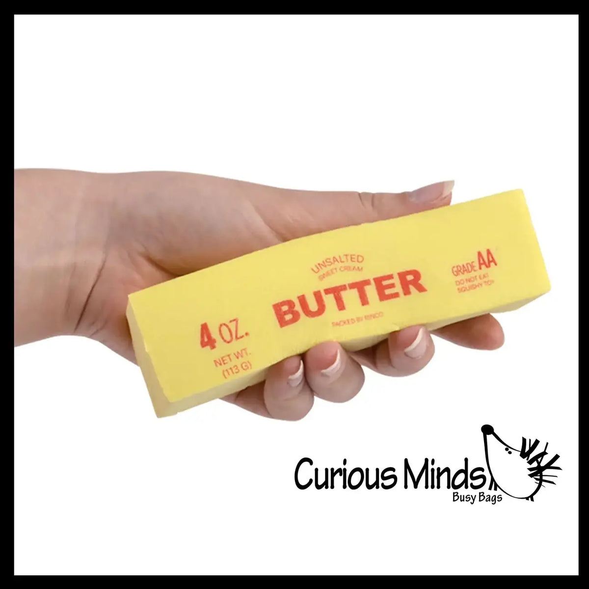 Curious Minds Toys 5.3" Butter Slow Rise Foam Squishy