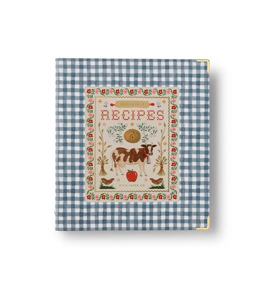 Rifle Paper Co Home Sweet Home Recipe Binder