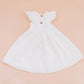 Miriia Everly Baby Girl White Cotton Baptism Christening Dress