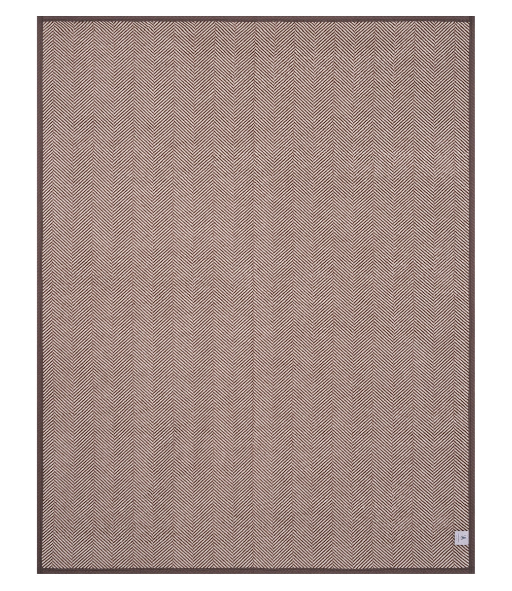 ChappyWrap Harborview Herringbone Chocolate Blanket