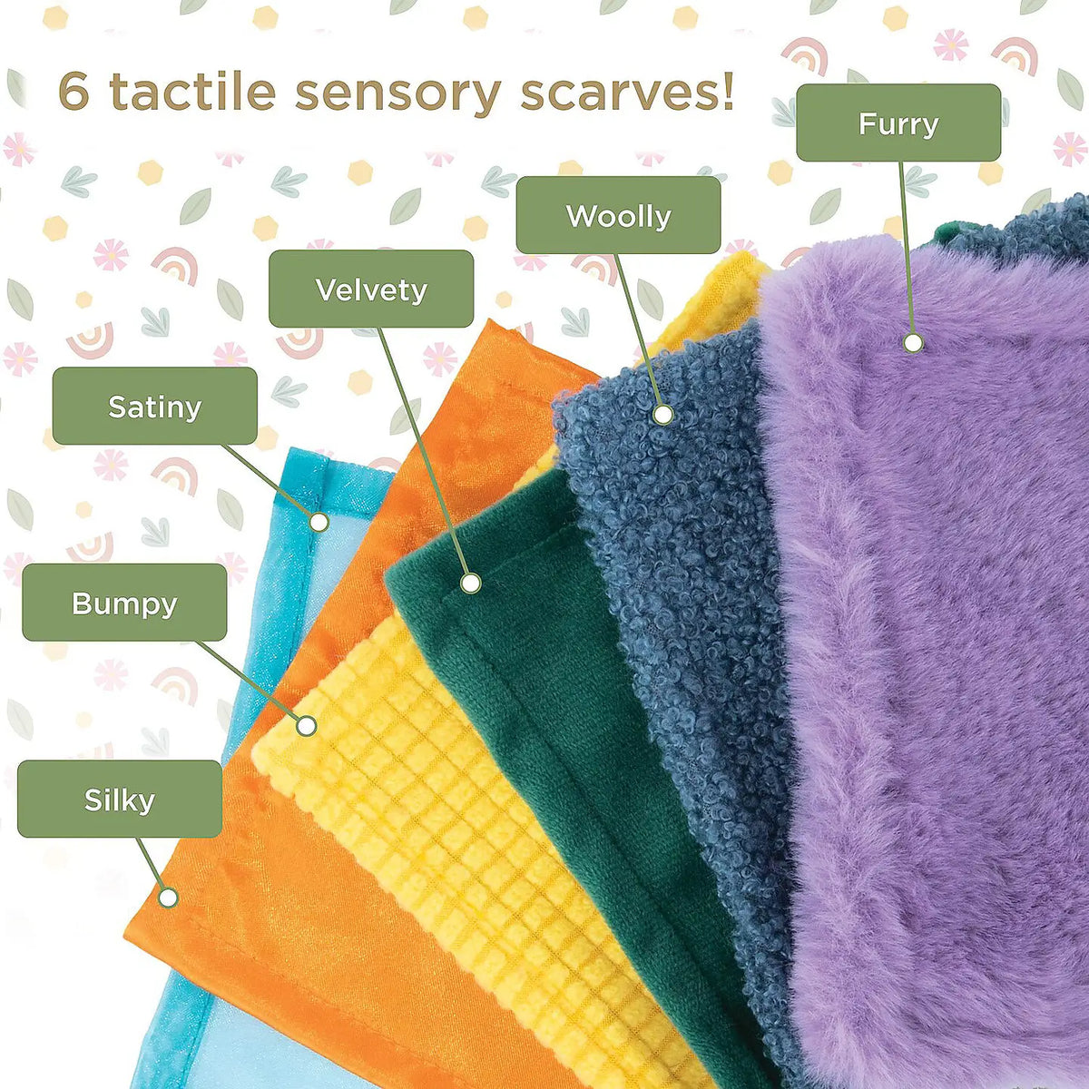 MindWare & Peaceable Kingdom Ss Sensory Peek & Pull Tissue Box