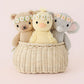 Cuddle and Kind Blush Floral Baby Elephant