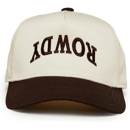 Funky Junque Two Tone Cap Rowdy Upside Down - Brown/beige