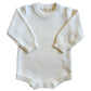 Luna and Luca Essential Knit Romper - White