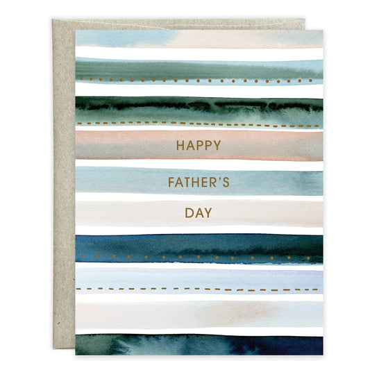 Gina B Designs With Scripture Father's Day Greeting Card - Soft Blue Stripe