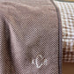 ChappyWrap Harborview Herringbone Chocolate Blanket