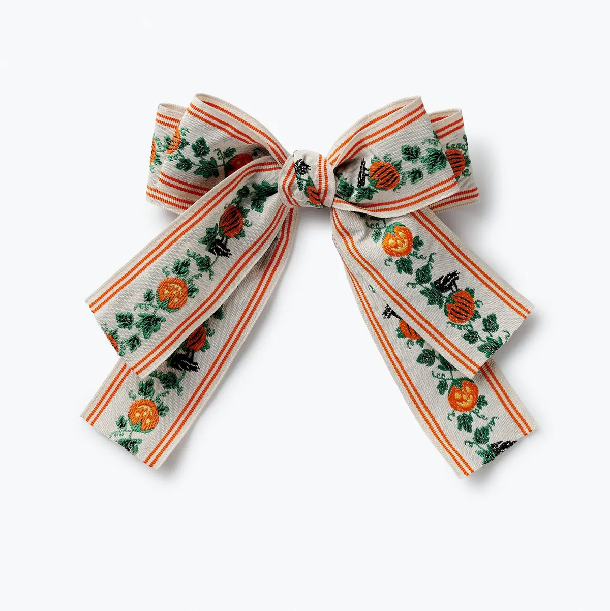 Rifle Paper Co Pumpkin Patch Jacquard Bow Clip