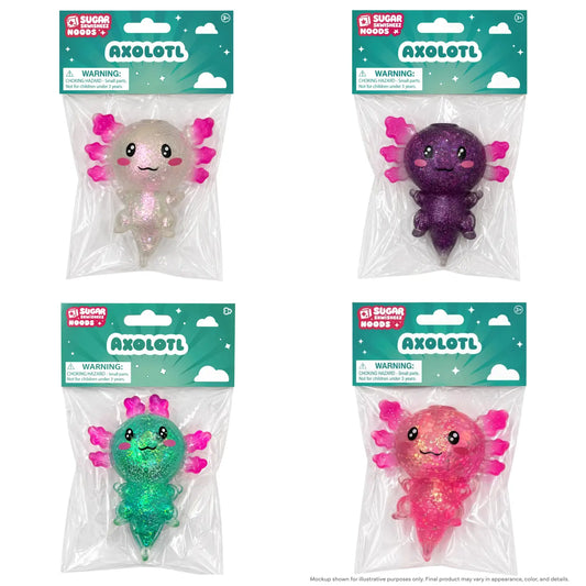 Toysmith Sugar Skwisheez Noods Axolotl Assortment