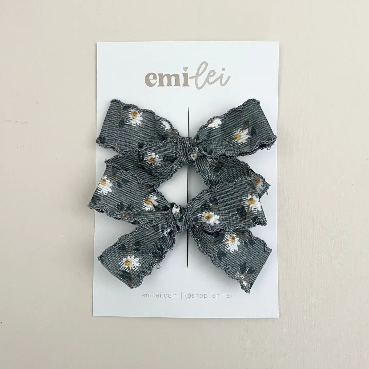 Emi Lei Pigtail Bow Clips