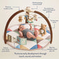 Itzy Ritzy Music & Motion Activity Gym with 4 Plush Toys