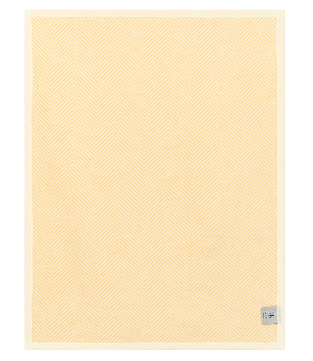 ChappyWrap Harborview Herringbone Butter Yellow Mini Blanket
