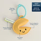 Itzy Ritzy Itzy Treat Fortune Cookie Silicone Teether
