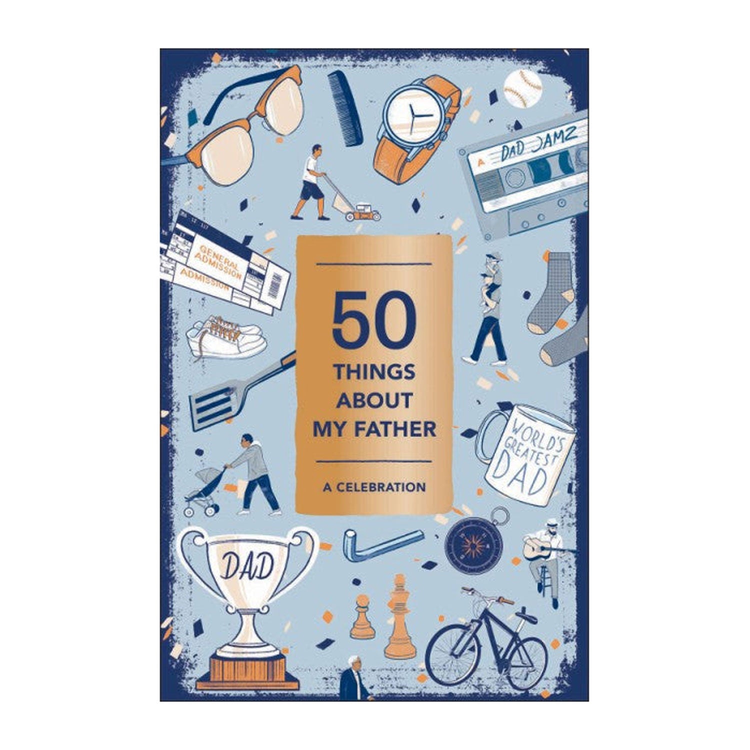 Abrams Books 50 Things About My Father (Fill-in Gift Book)