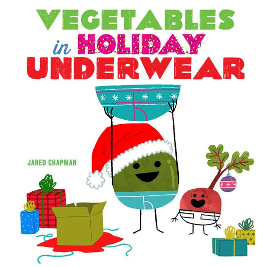 Abrams Books Vegetables in Holiday Underwear Book