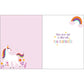 Gina B Designs Birthday Greeting Card - Kids - Magical Unicorn