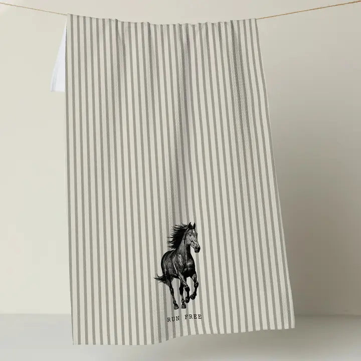 Geometry Run Free Tea Towel