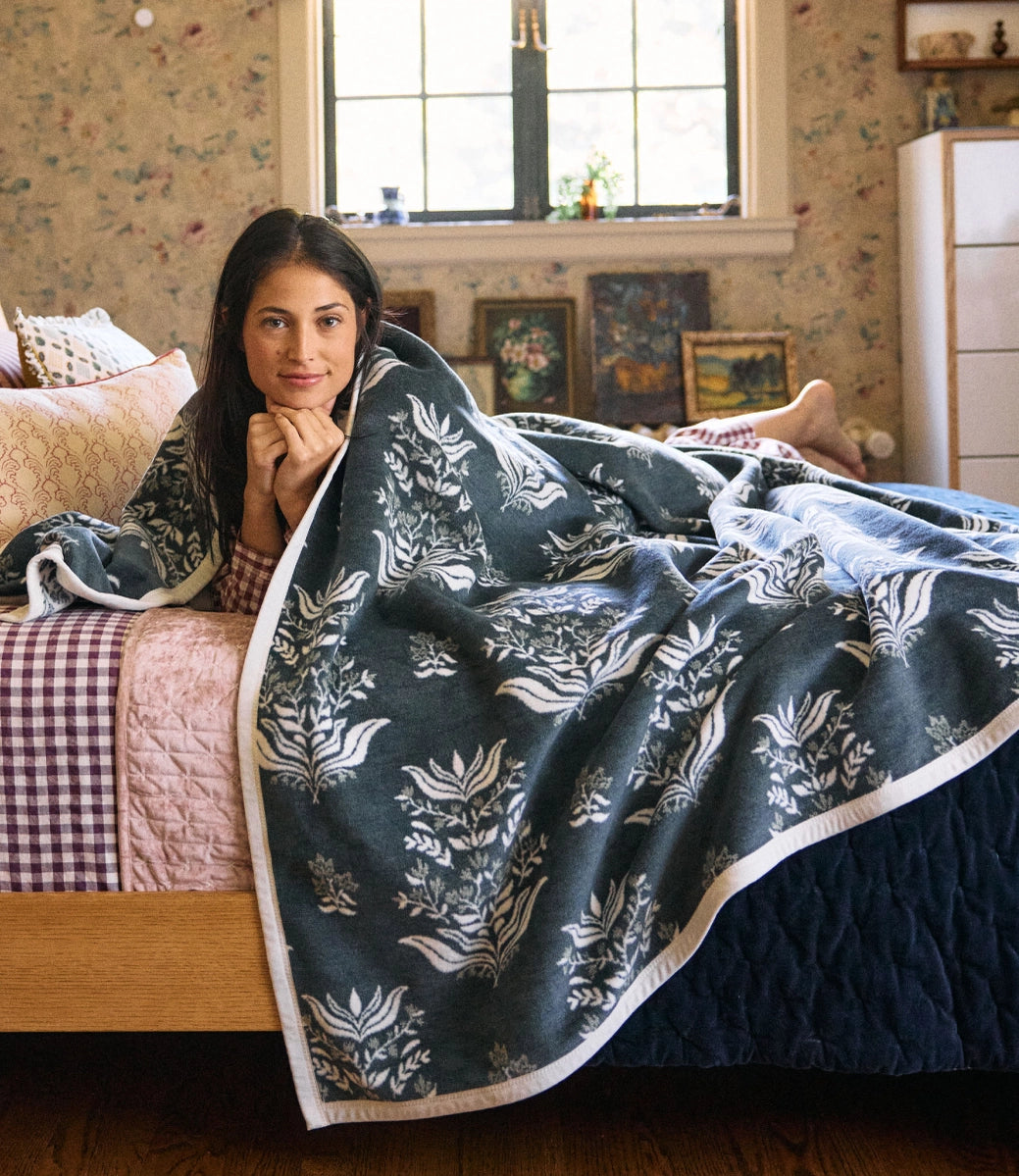 ChappyWrap Florence Blockprint Blanket