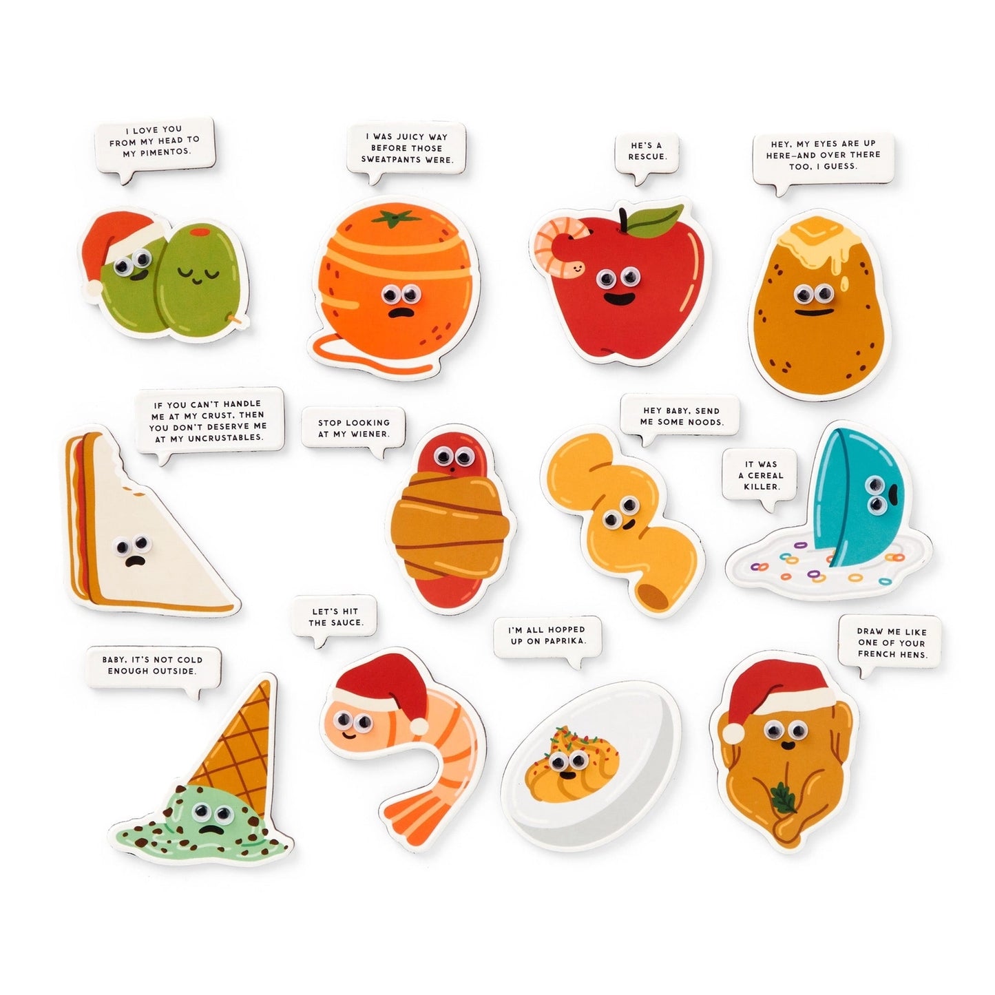 Chronicle Books Brass Monkey What Googly-Eyed Fun Magnet Countdown Calendar