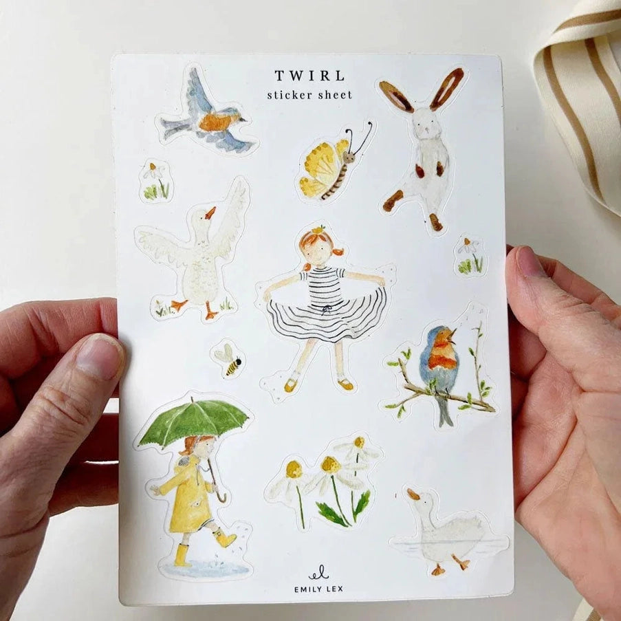 Emily Lex Studio Twirl Sticker Sheets