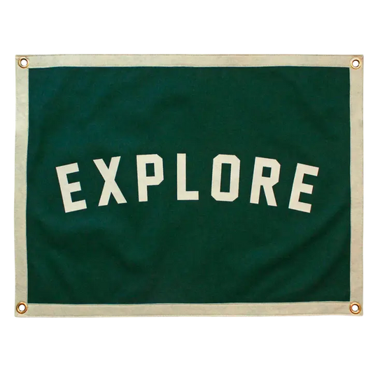 Oxford Pennant Explore Camp Flag