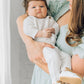 Miriia William White Knit 2 Piece Christening Baptism Outfit