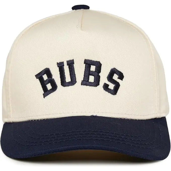 Funky Junque Two Tone Vintage Cap - Bubs - Navy/beige