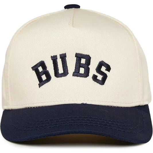Funky Junque Two Tone Vintage Cap - Bubs - Navy/beige