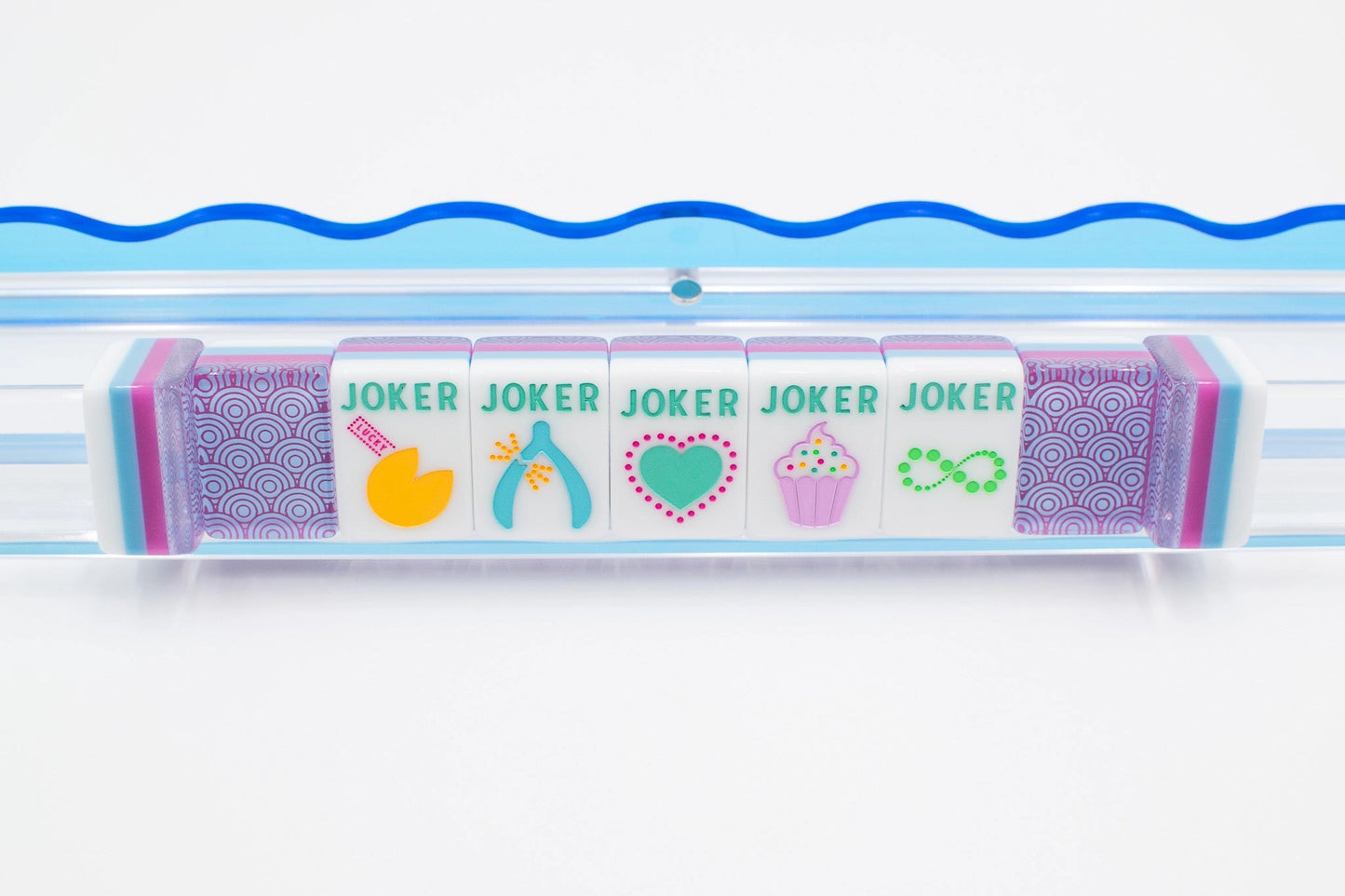 My Fair Mahjong Crystal Confetti Mahjong with a Sprinkle of Color - Purple