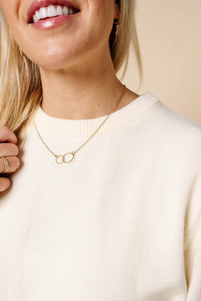 Lou Lou and Company Knit Women's Short Sleeve Tee - Ivory