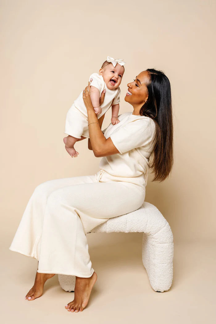 Lou Lou and Company Knit Women's Short Sleeve Tee - Ivory