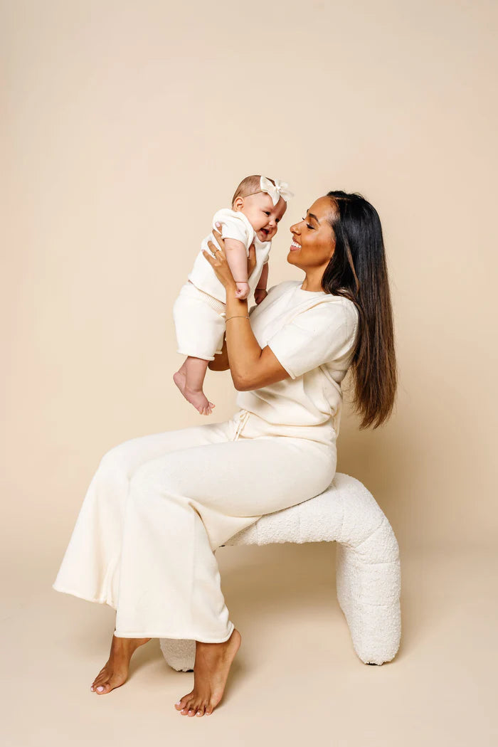 Lou Lou and Company Knit Women's Wide Leg Pant - Ivory