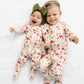 Lou Lou and Company Mistletoe Zipper Footies