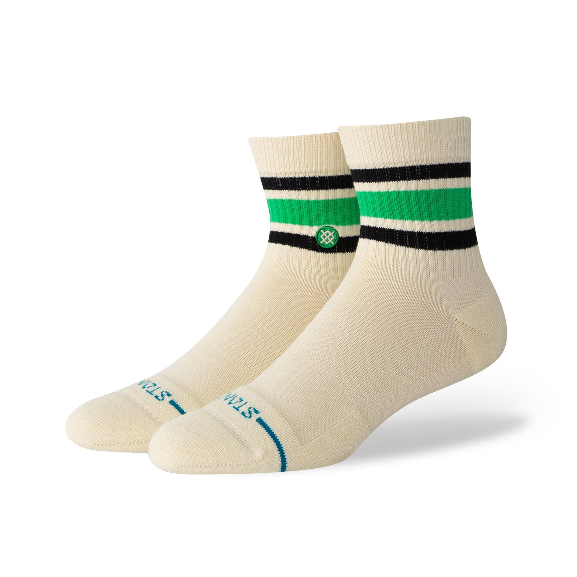 Stance Adult Quarter Socks - Boyd QTR - Green
