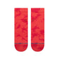 Stance Adult Quarter Socks - Dye Namic Quarter - Red