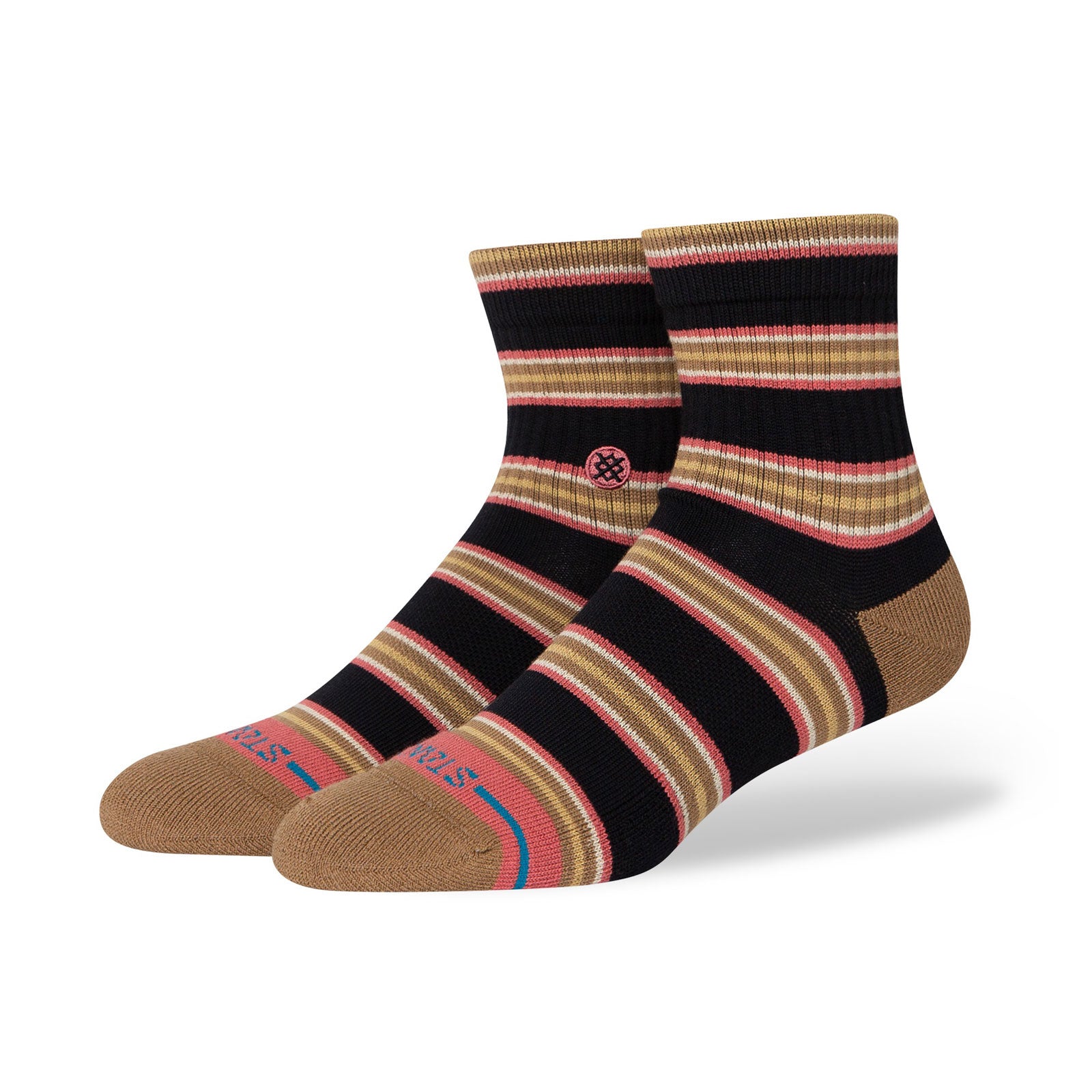 Stance Adult Quarter Socks - Speakeasy - Black