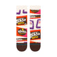 Stance Adult Crew Socks - Wonka Bars - Brown