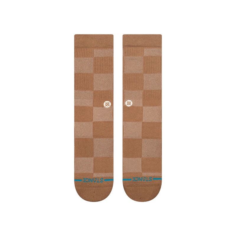 Stance Kids' Crew Socks - Down and Out - Brown
