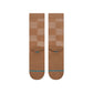 Stance Kids' Crew Socks - Down and Out - Brown