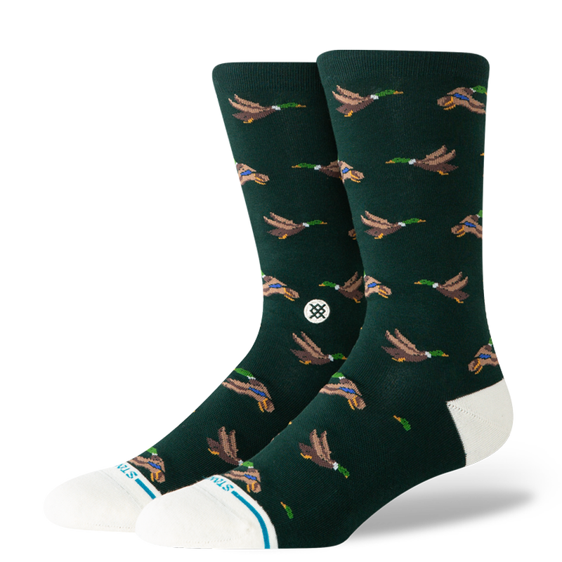 Stance Adult Crew Socks - Huntin Crew - Pine