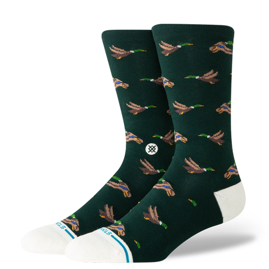 Stance Adult Crew Socks - Huntin Crew - Pine