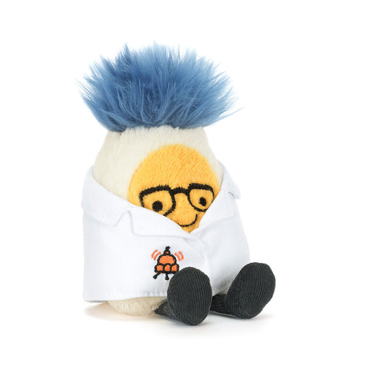 Jellycat Amuseables Boiled Egg - Scientist Outfit