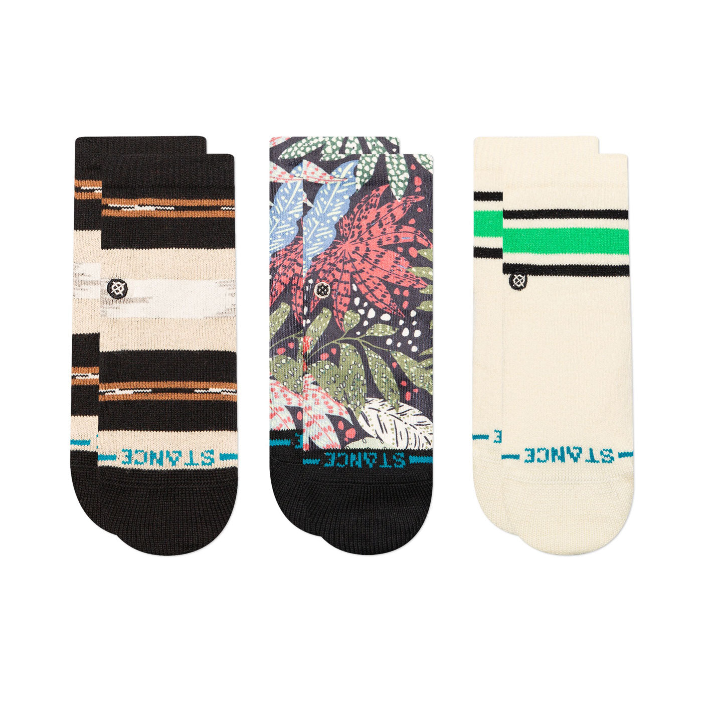Stance Baby and Toddler Crew Socks - Trailbound - Black