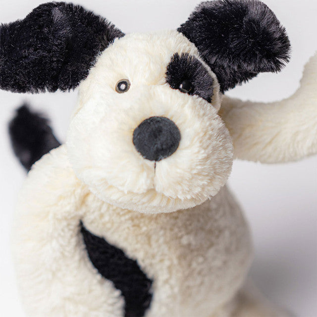 Jellycat Bashful Black & Cream Puppy Original (Medium) | The Baby